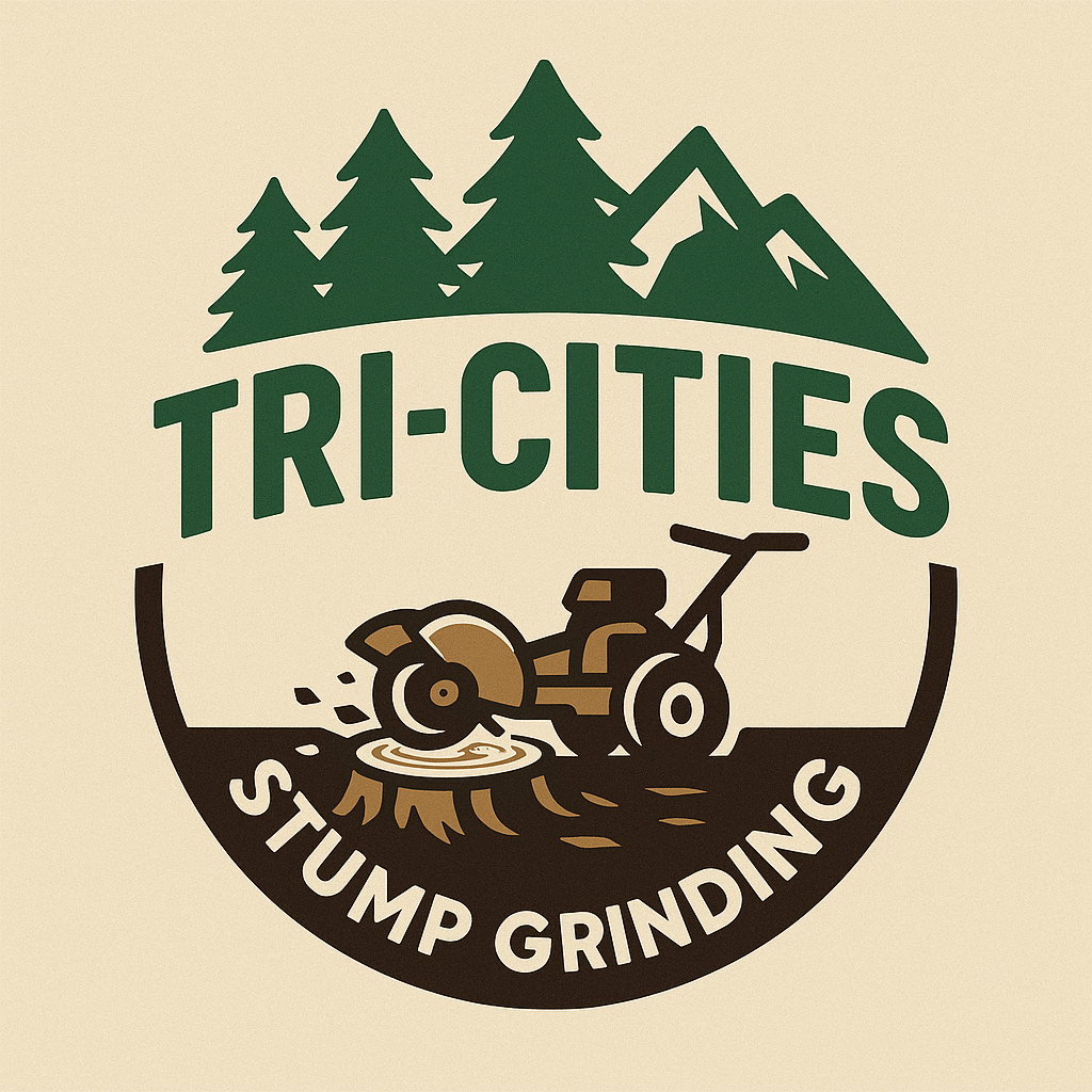 Tri-Cities Stump Grinding Logo